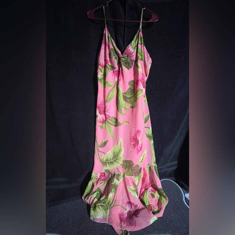 NWT Glamour Angel Pink and Green Dress